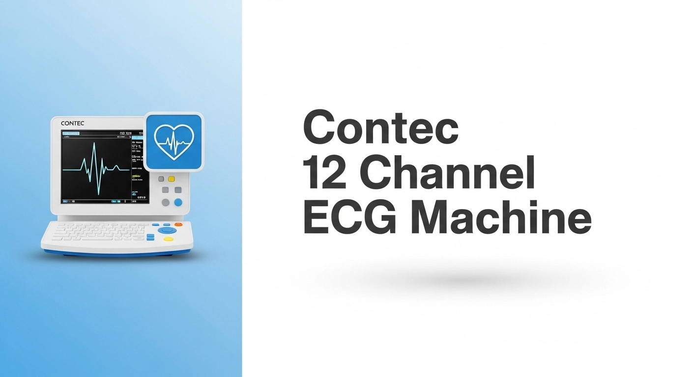 Contec 12 Channel ECG Machine Accurate and Reliable Heart Diagnostic Tool